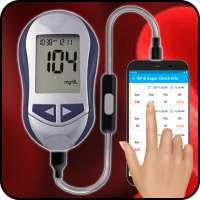 BP and Sugar Check Through Finger Info icon