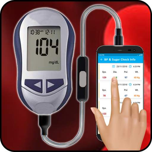 BP and Sugar Check Through Finger Info screenshot 1