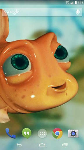 Gold Fish 3D Live Wallpaper screenshot 1