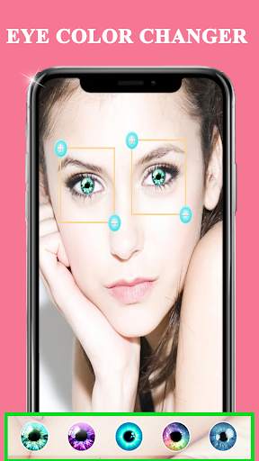 eye color changer -face makeup screenshot 3