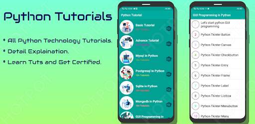 Python Tutorial Learning App 2 تصوير الشاشة
