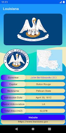 50 States Info Lite screenshot 5