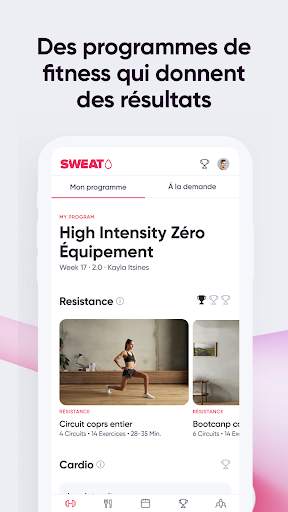 Sweat: App de fitness femmes screenshot 2