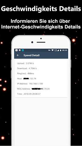 Internet speedtest - Internet geschwindigkeitstest screenshot 5
