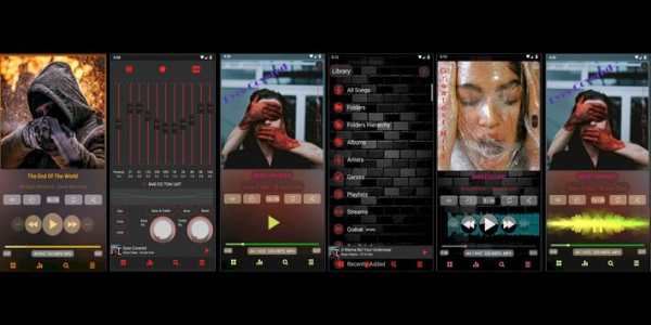 Poweramp V3 skin Yaps screenshot 3