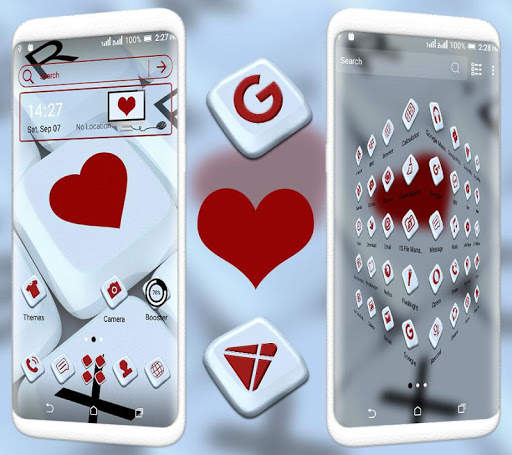 Love Keyboard Launcher Theme स्क्रीनशॉट 2