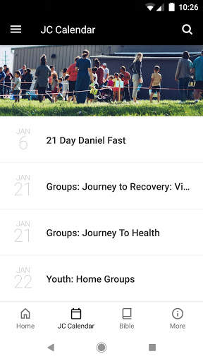 The JC App screenshot 2