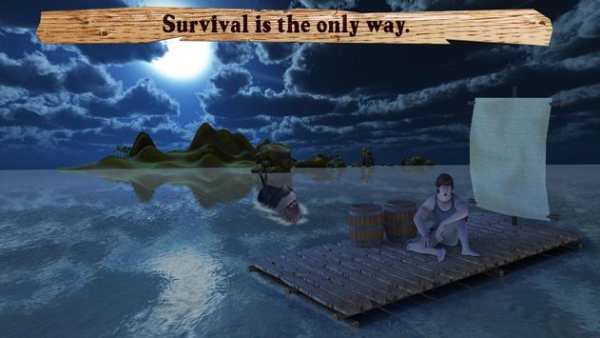 Raft Survival Shark Hunter 3D screenshot 2