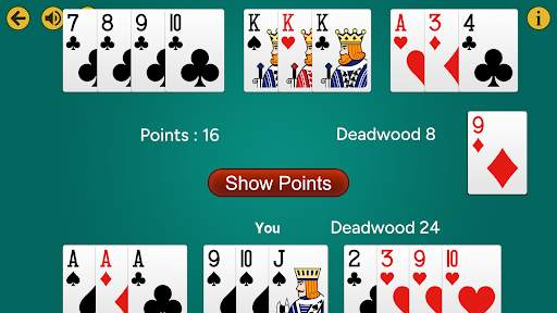 Gin Rummy Offline - Card game screenshot 3