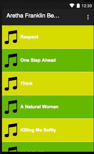 Aretha Franklin Song Lyrics screenshot 2