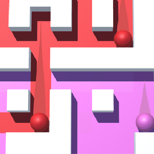 Color Fill 3D - Amazing maze puzzle game for free. icon