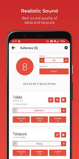 Rhythm with Tabla & Tanpura screenshot 5