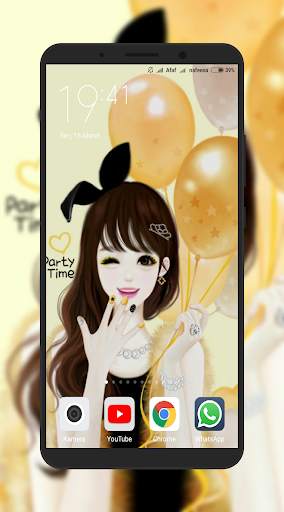 Laura Cute Wallpaper screenshot 2
