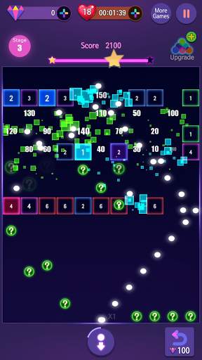 Neon Bricks Master screenshot 4