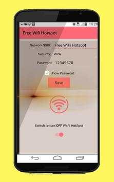FREE WIFI HOTSPOT 2017 screenshot 1