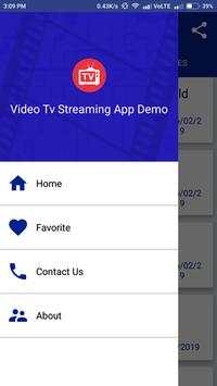 Live TV Streaming Android App Demo screenshot 2