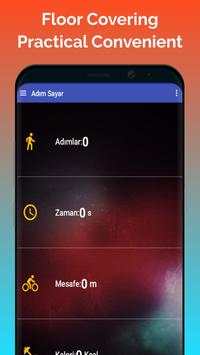 Pedometer - Calorie Counter Happy Steps screenshot 1