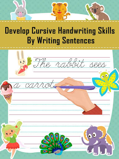 Kids Cursive Writing - Learn Cursive Handwriting screenshot 5