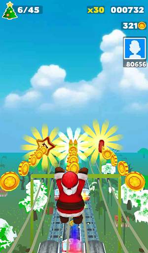 Santa Rail Rush Challenge screenshot 10