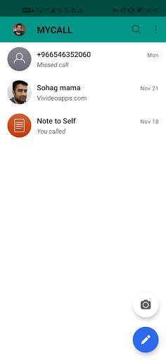 MY CALL screenshot 2