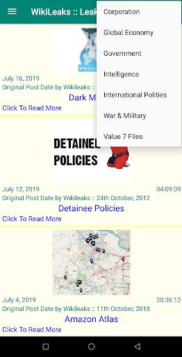Wikileaks скриншот 3