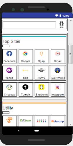 Indian Browser full screenshot 1