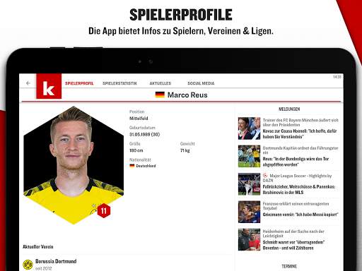 kicker Fußball News screenshot 11