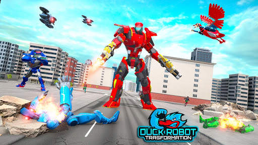 Duck Robot Car Transform: War Robot Games screenshot 4