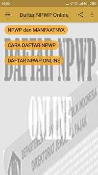 Daftar NPWP Online скриншот 2