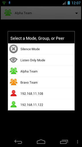 MANET Voice Chat screenshot 2