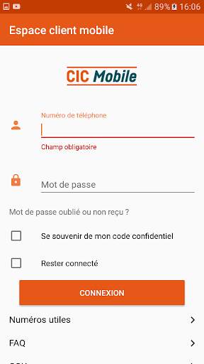 CIC Mobile screenshot 1