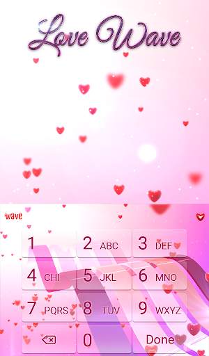 Love Wave Keyboard & Wallpaper स्क्रीनशॉट 5