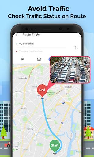 GPS Speedometer & Route Finder Map screenshot 4