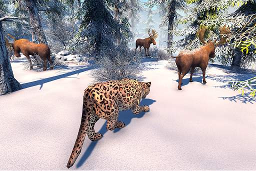 Arctic Leopard Simulator Game screenshot 3