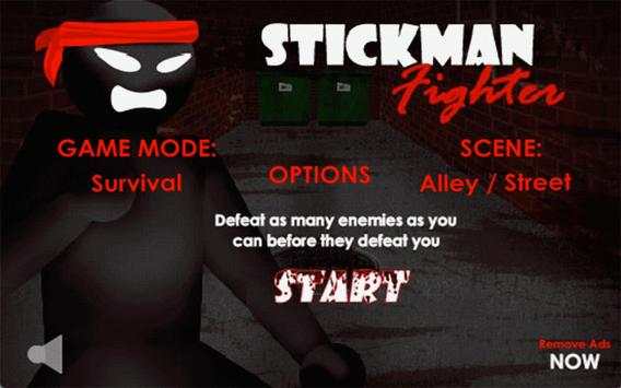 Stickman Fighter - LITE screenshot 1