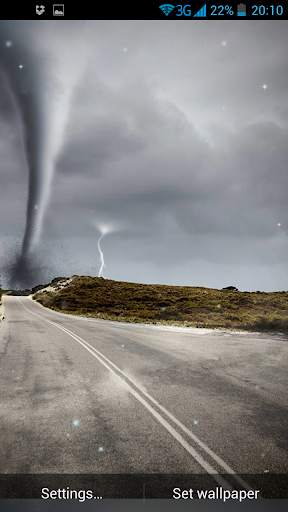 Tornado 3D Live Wallpaper screenshot 1