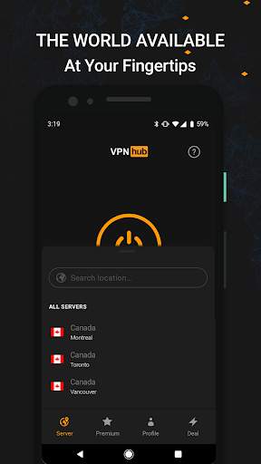 VPN Gratis - Tanpa Log: VPNhub - Streaming, Putar screenshot 3
