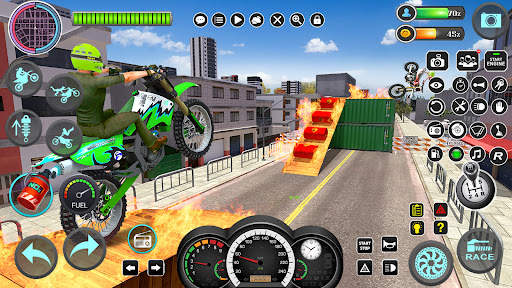 Mega Ramp Bike Stunts Games 3D screenshot 8