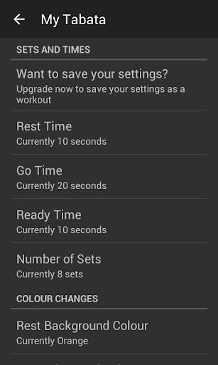 My Tabata Timer screenshot 6