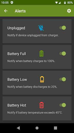 Charger Alert (Baterai Alarm) screenshot 3