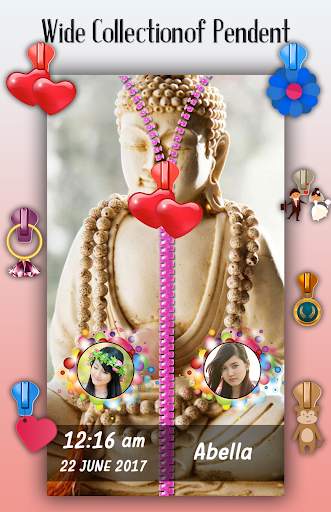 Buddha Zipper Lock Screen 5 تصوير الشاشة