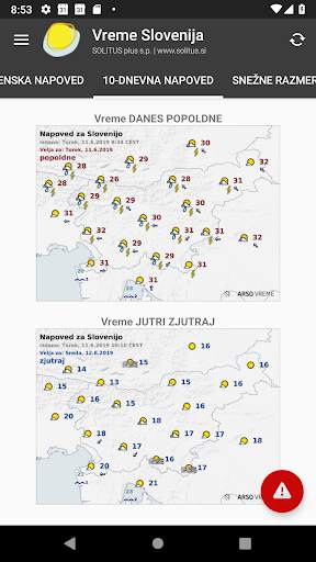 Vreme Slovenija screenshot 8