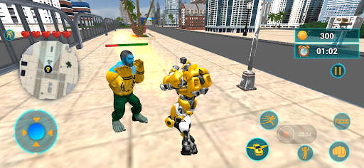 Flying Robot Transform Game screenshot 4
