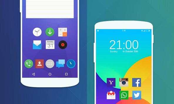 KK Launcher FlyMe Theme screenshot 3