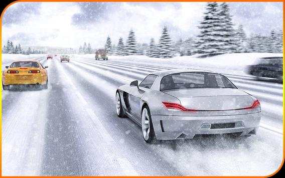 piste de neige édition de course de voiture screenshot 1