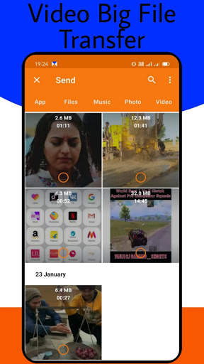 Real Indian File Transfer - Share Music & Videos screenshot 3