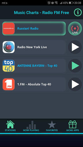 Music charts - Radio FM Free screenshot 6