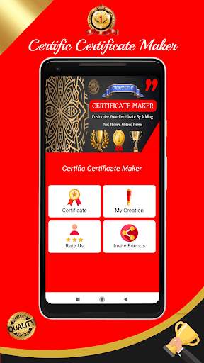 Certific Certificate Maker With Photo & Signature screenshot 1