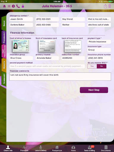 Mobile Midwife EHR Client Port screenshot 18