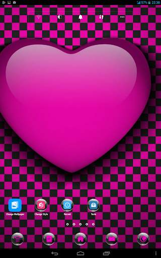 Pink Black Theme screenshot 10